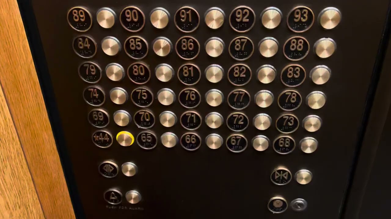 (65-93) Otis Residential Elevators at the John Hancock Tower in Chicago, Illinois