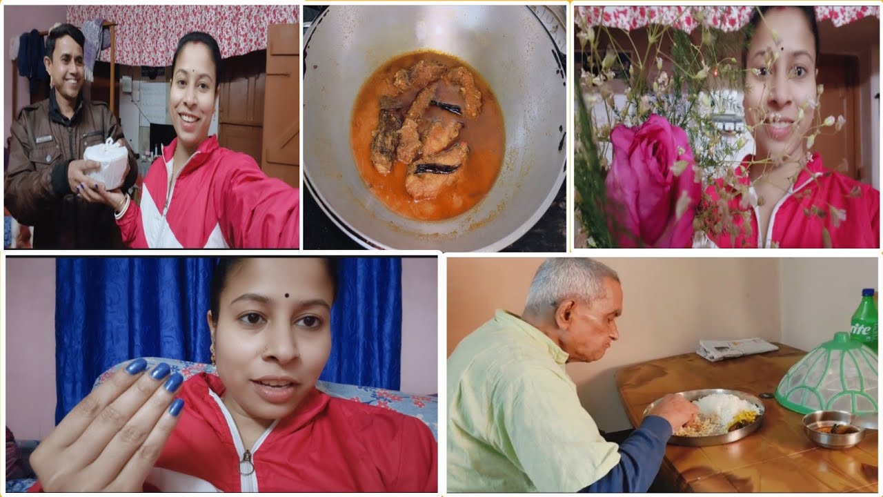 পঞ্চপদ রান্না করে বাবাকে খেতে দিলাম,, লোভনীয় দৈ কাতলা,, বরের যে কি হলো!!
