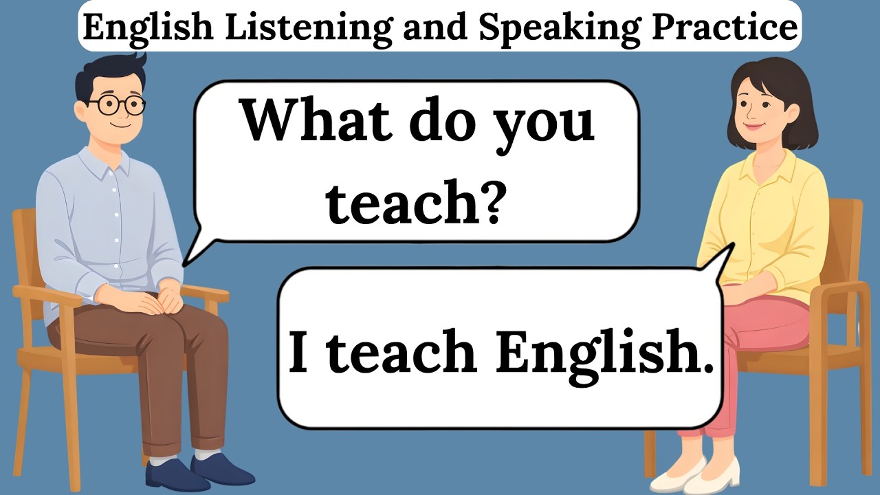 ✅ 100 Common Questions & Answers for Daily Life | English Speaking Practice