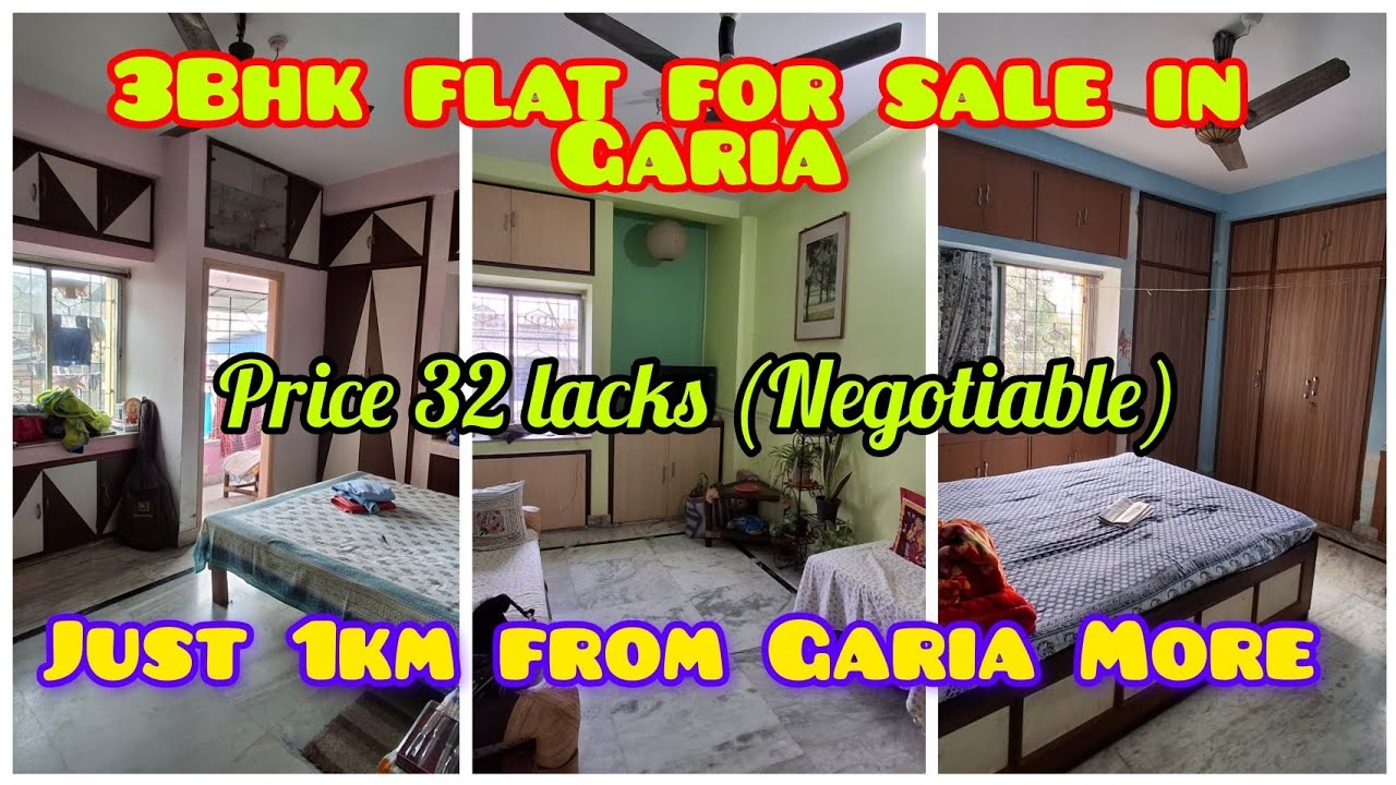 3bhk flat for sale in Garia near Garia kavi najrul metro station. 
