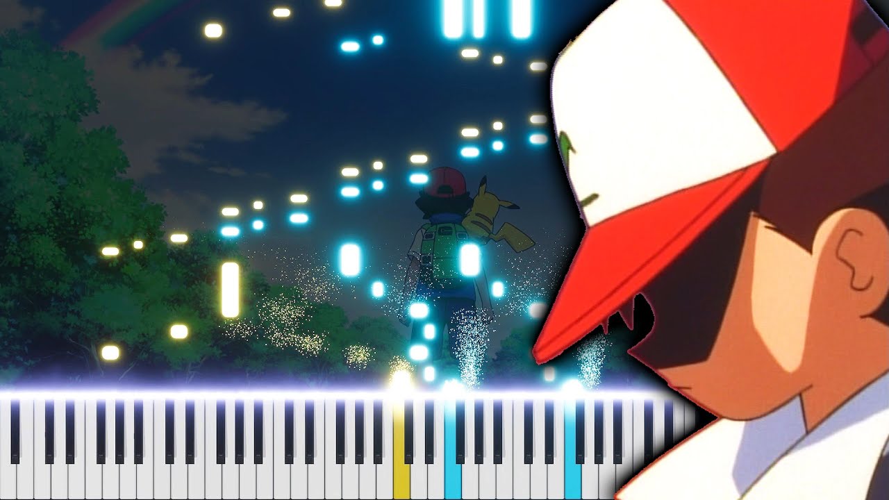 POK&Eacute;MON ANIME OST - Farewell, Pikachu! (Tears After The Cloudy Weather) | Piano Tutorial