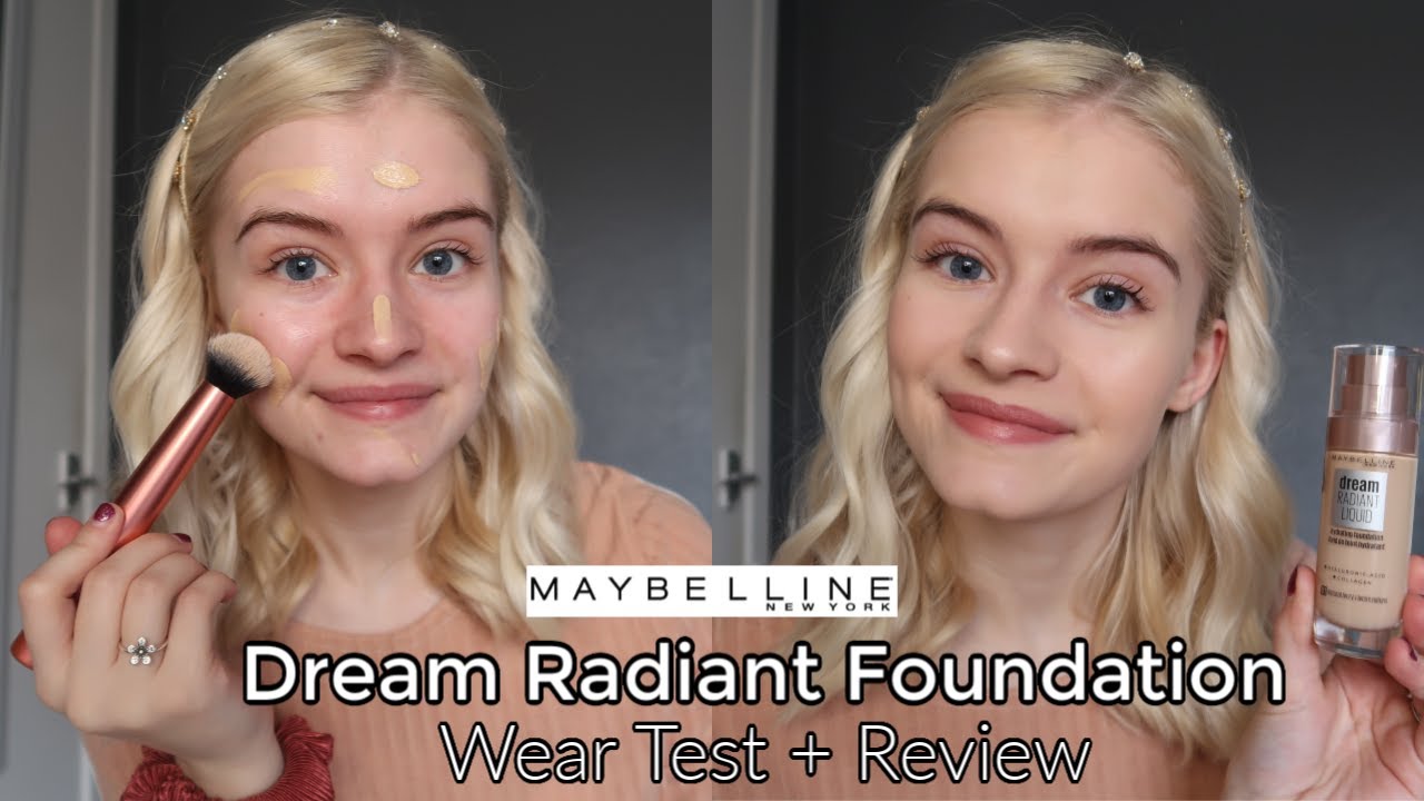 *NEW* MAYBELLINE DREAM RADIANT FOUNDATION | FIRST IMPRESSIONS + WEAR TEST
