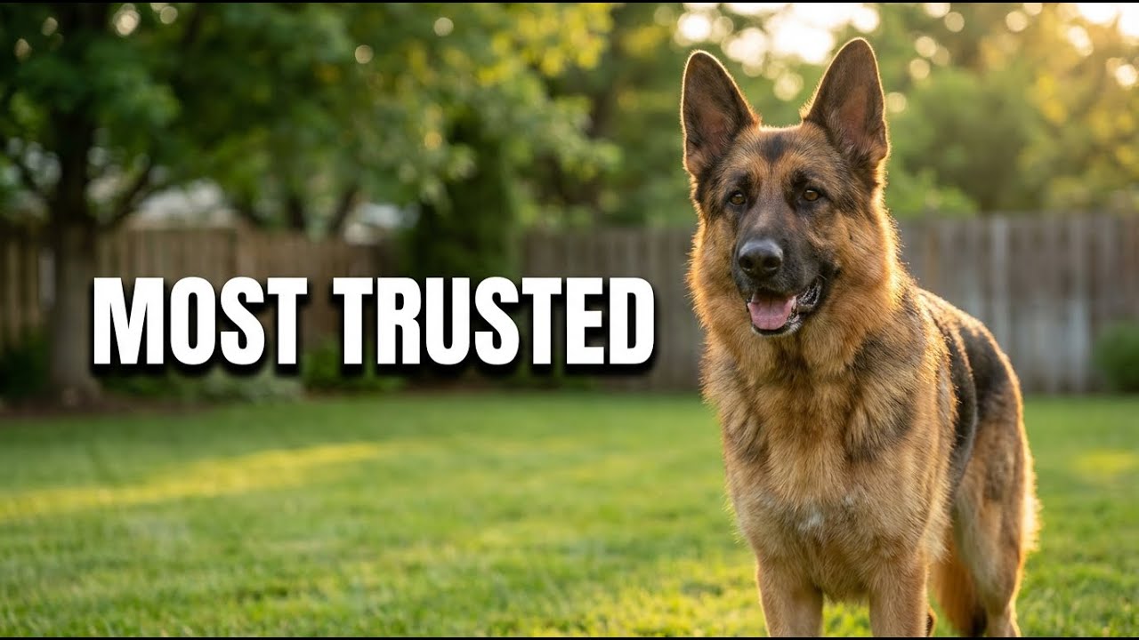 Why German Shepherds Are the Most Trusted Dogs in the World 🐕