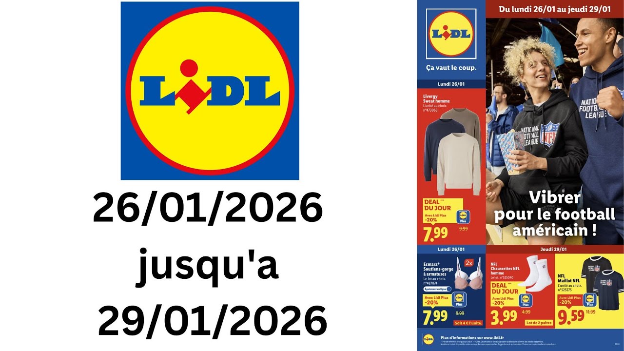 Brochure LIDL du 26/01/2026 au 29/01/2026