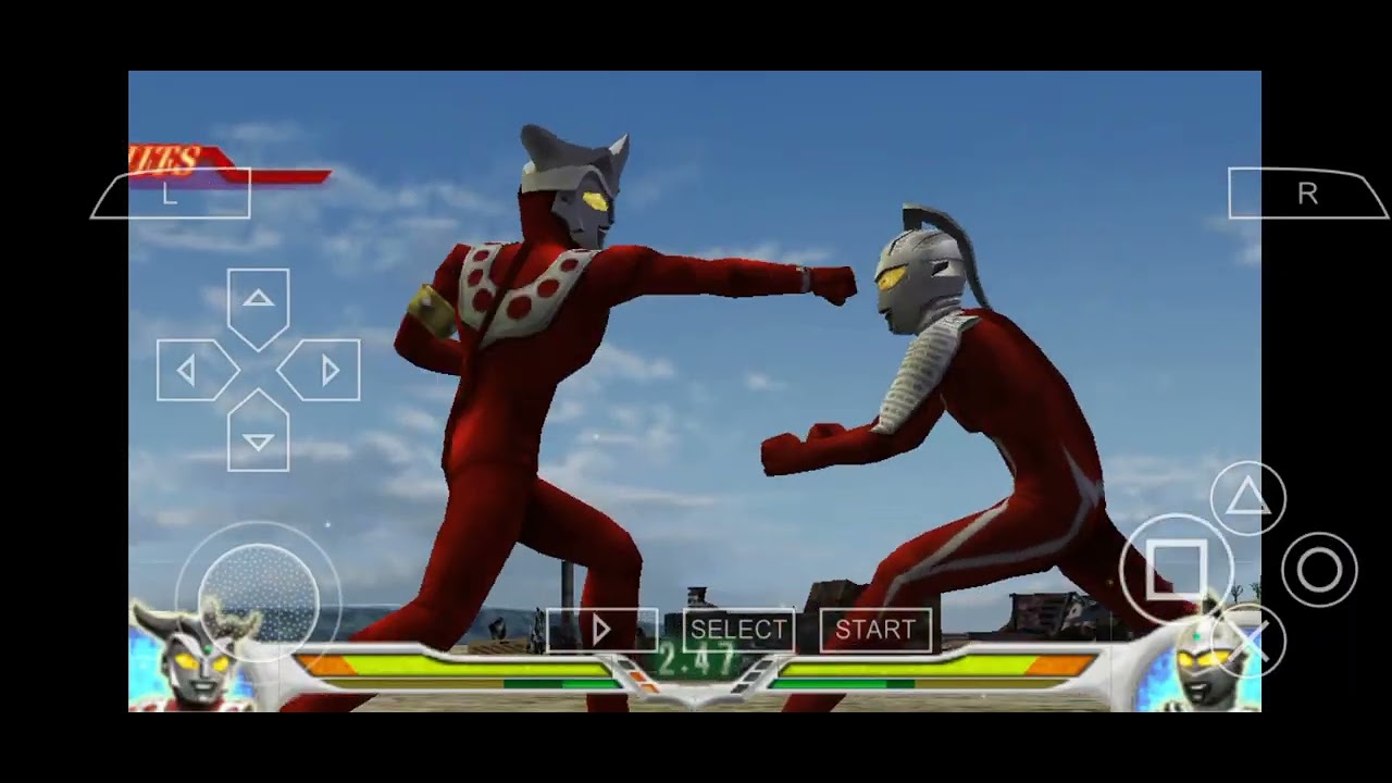 Gile gw hampir kalah main Ultraman fighting Evolution 0 leo pake leo kick💀😱