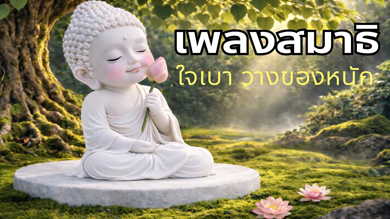 เสียงบรรเลงสมาธิ บำบัดความเครียดใจเบาวางของหนัก ปรับเสียงใกล้ 432 Hz เพื่อโทนนุ่มลึก ผ่อนคลายมากขึ้น