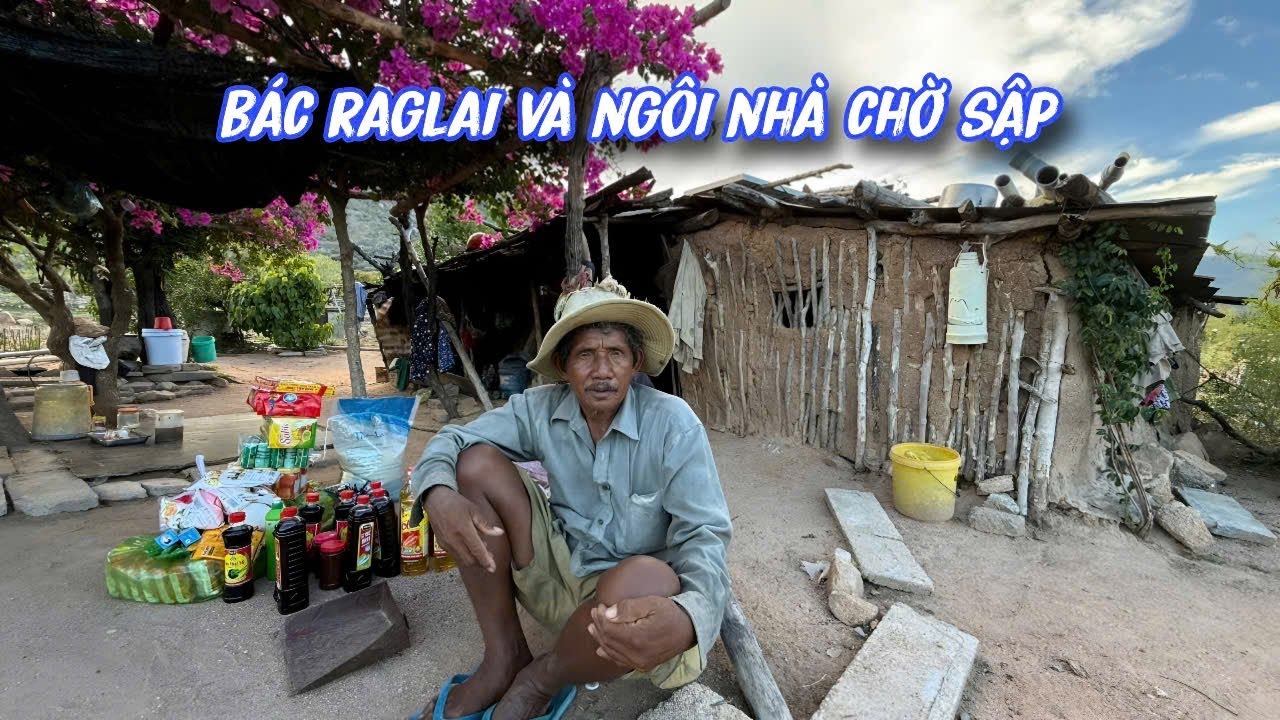 Giữa BỐN BỀ hoang vắng, kiếp già NGHÈO KHỔ trong căn nhà chờ SẬP của bác RAGLAI../528