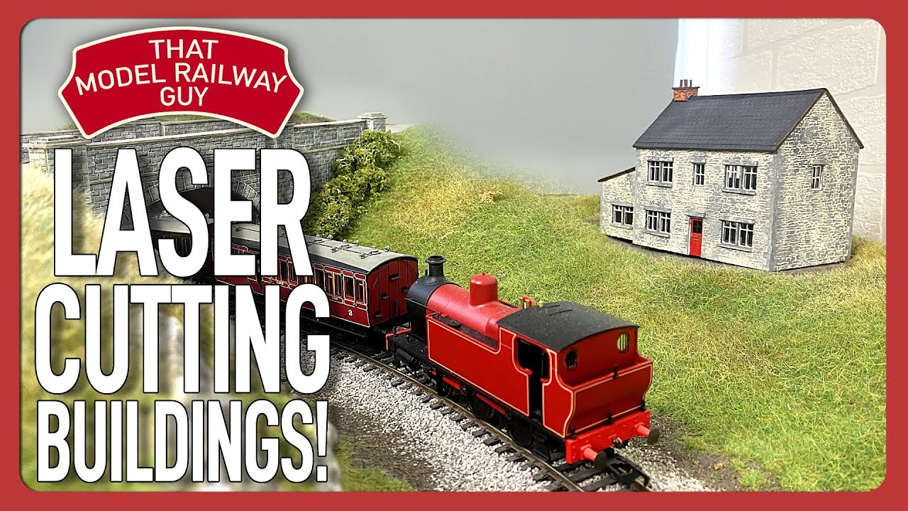 Laser Cut Buildings with the Creality Falcon 2! - Model Railway Tutorial
