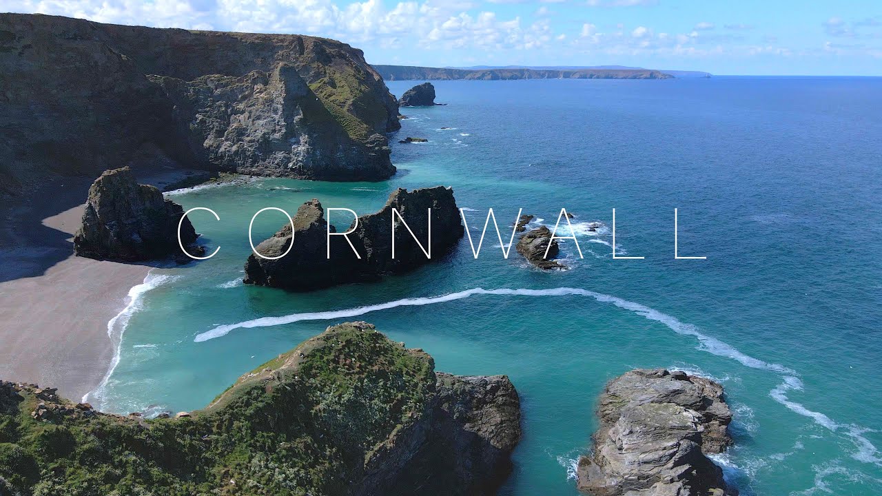 Cornwall England Cinematic Drone Video 4K