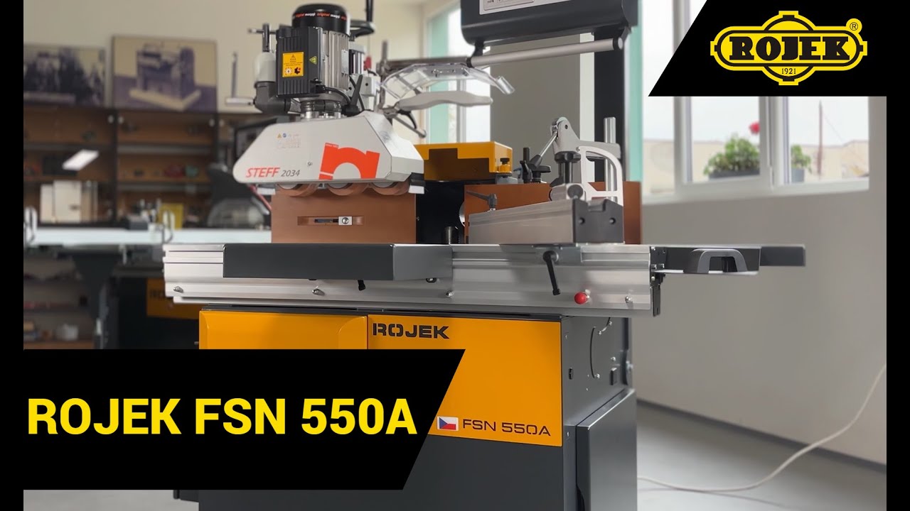 ROJEK a.s. | 🪚Svislá spodní frézka FSN 550A | 4K