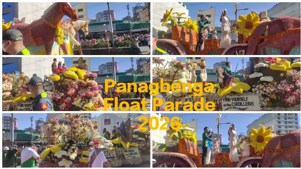 Panagbenga Float Parade 2026 #panagbenga2026 #floatparade #baguiocity 