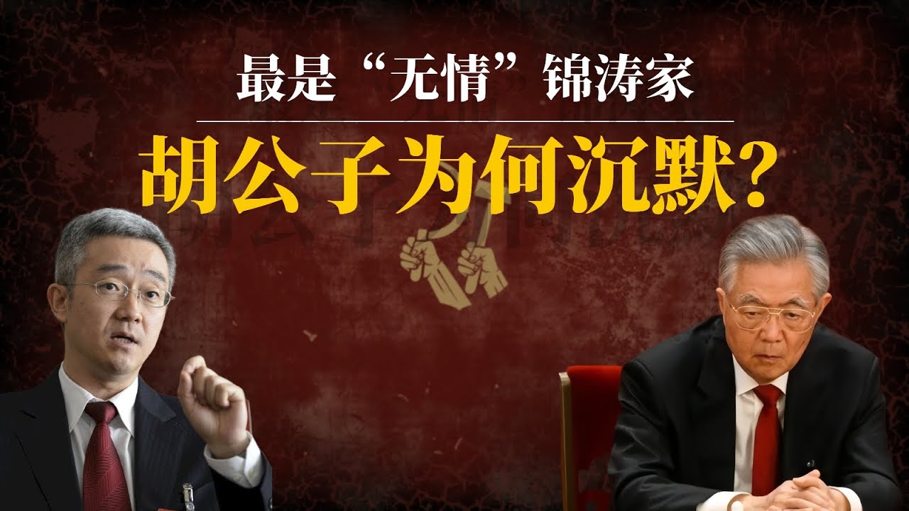 最是“无情”胡锦涛——胡公子为何沉默？｜胡海峰｜胡锦涛｜习近平