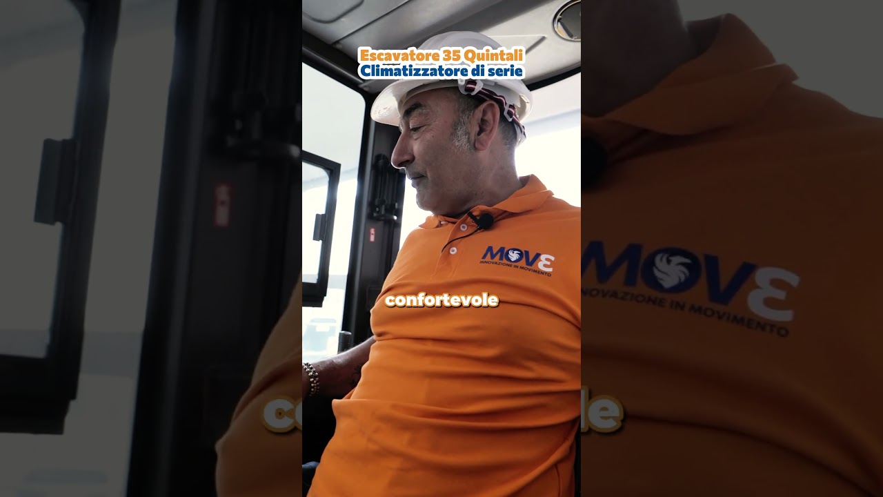 ESCAVATORE 35 QUINTALI CLIMATIZZATO CON CINGOLI IN FERRO ❄️