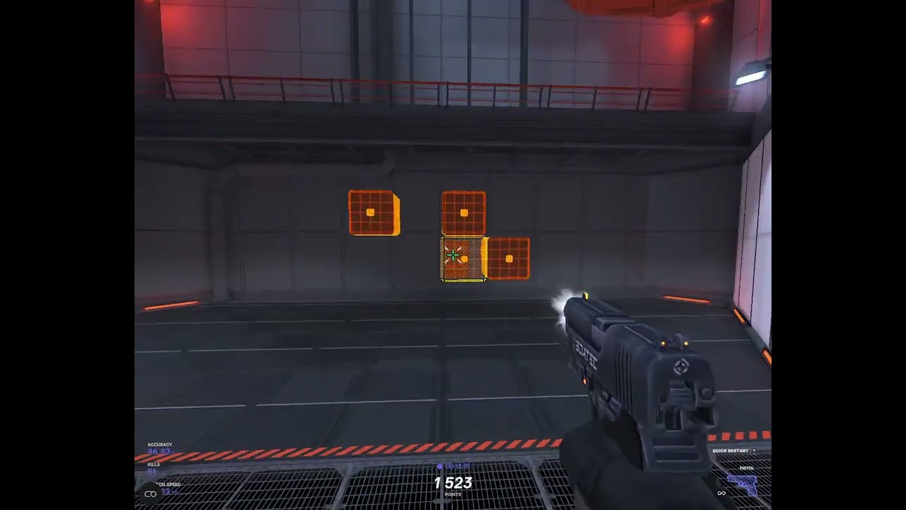 jugando Aim Trainer 3D