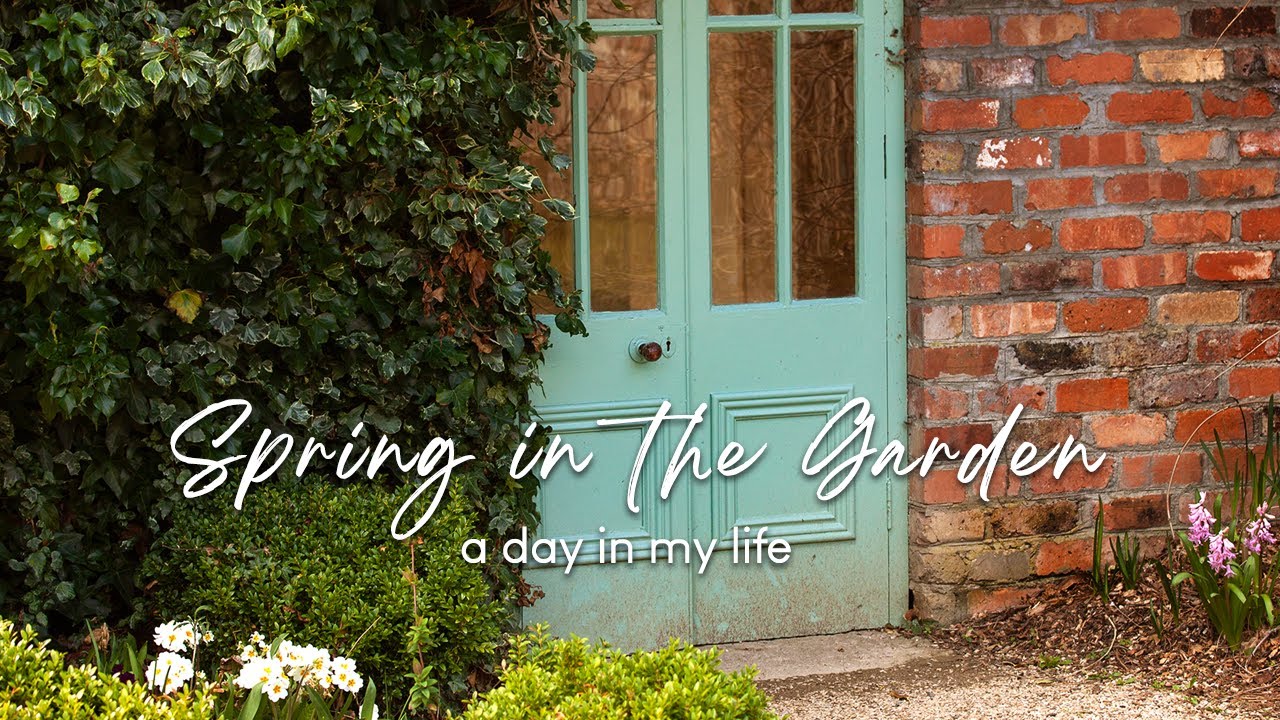 spring cottage garden | a day in my life | blueberry and lemon cake | relaxing nature walk