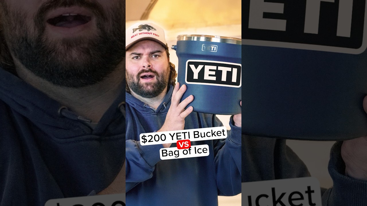 Ведро YETI за 200 долларов против мешка со льдом