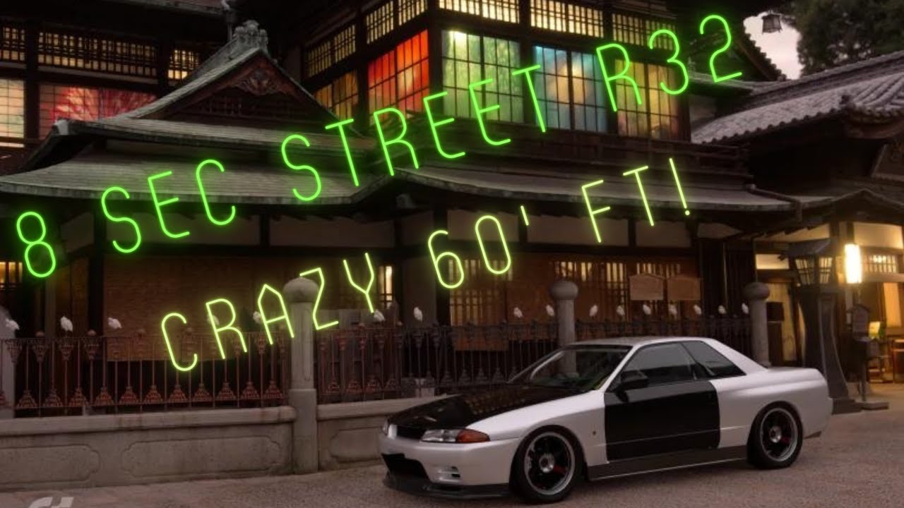 GT7 : Killer R32 Full 1/4 Mile Drag Tune 💥 (8 Sec Proven😨)