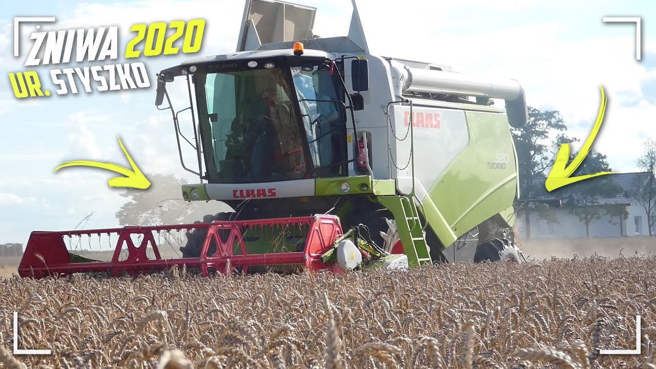 🔥 ŻNIWA 2020 🔥  PSZENICA NA 9T/HA?! ★ U.R STYSZKO ★ CLAAS TUCANO 320 ★ TheŁódzkieteam