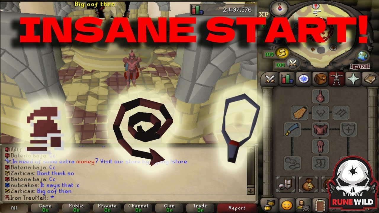 THE HC IRON HAS BEGUN! (Big Giveaway!) Hc ironman on Runewild EP 1