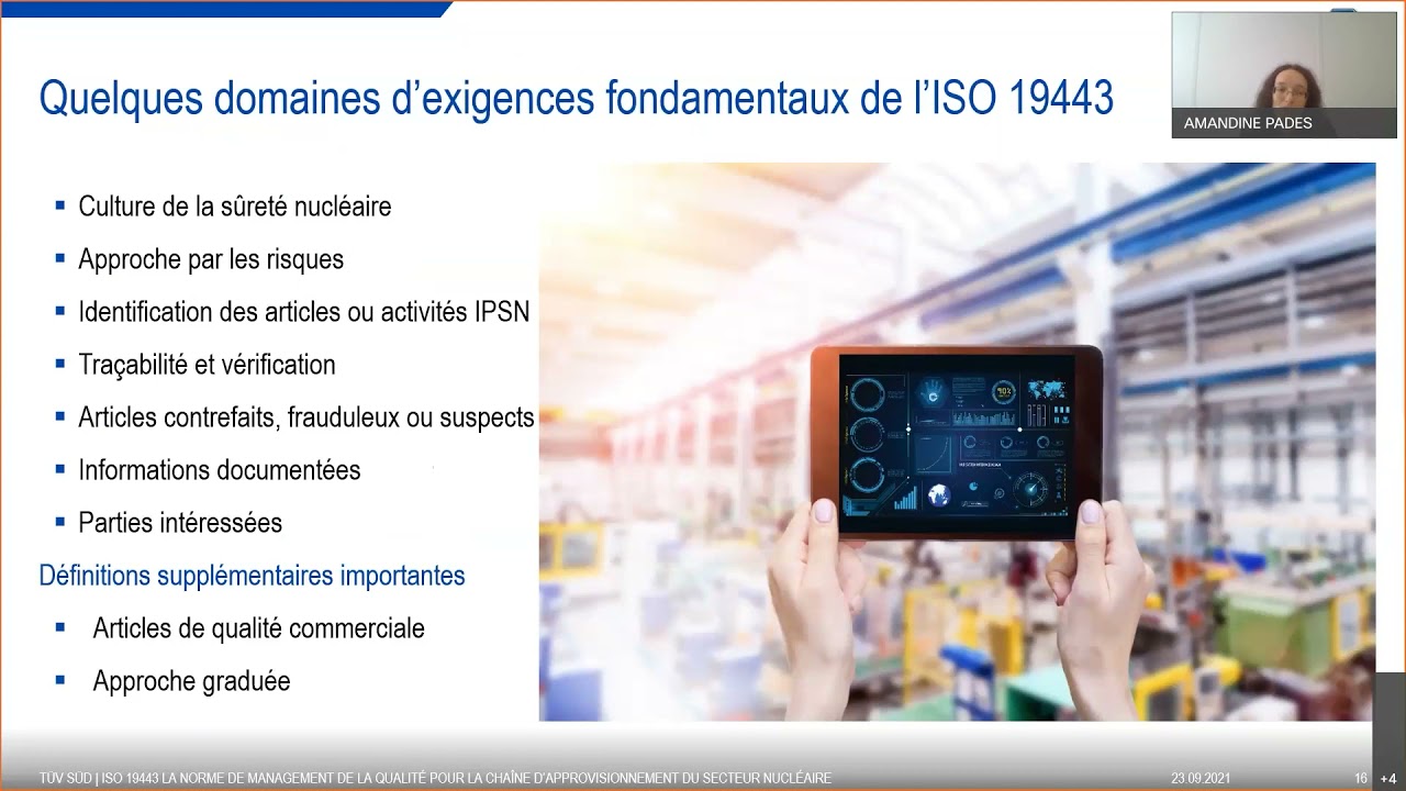 ISO 19443 La future norme de management de la qualité pour la chaîne d’approvisionnement du secteur
