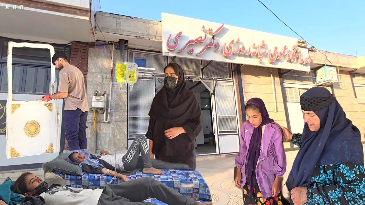 Ali Waiting for Family: Grandmother Visits Doctor to Treat Orphaned Daughters