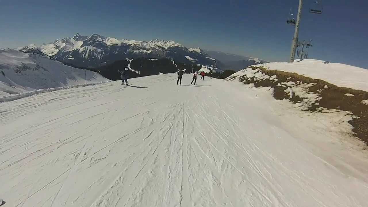 Ski  morillon les esserts le grand massif
