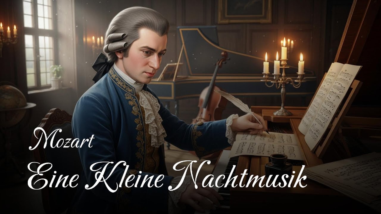 Eine Kleine Nachtmusik 🎵 Wolfgang Amadeus MOZART - Classical Music