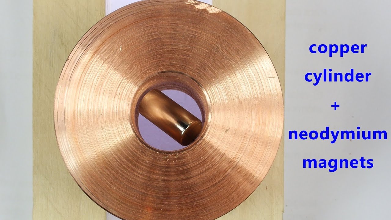 Copper Cylinder + Neodymium Magnets