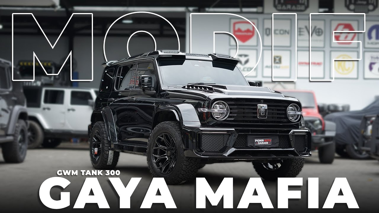 MODIFIKASI GWM TANK 300 MARS CITY BODY KIT EDITION, JADI KAYAK MOBIL DI FILM ACTION!
