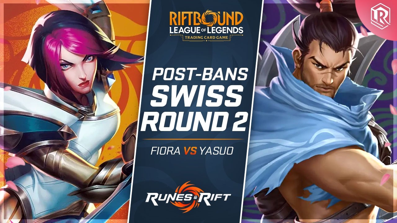 Fiora vs Yasuo (Post-Bans) | Round 2 - Riftbound Spiritforged Tournament 12