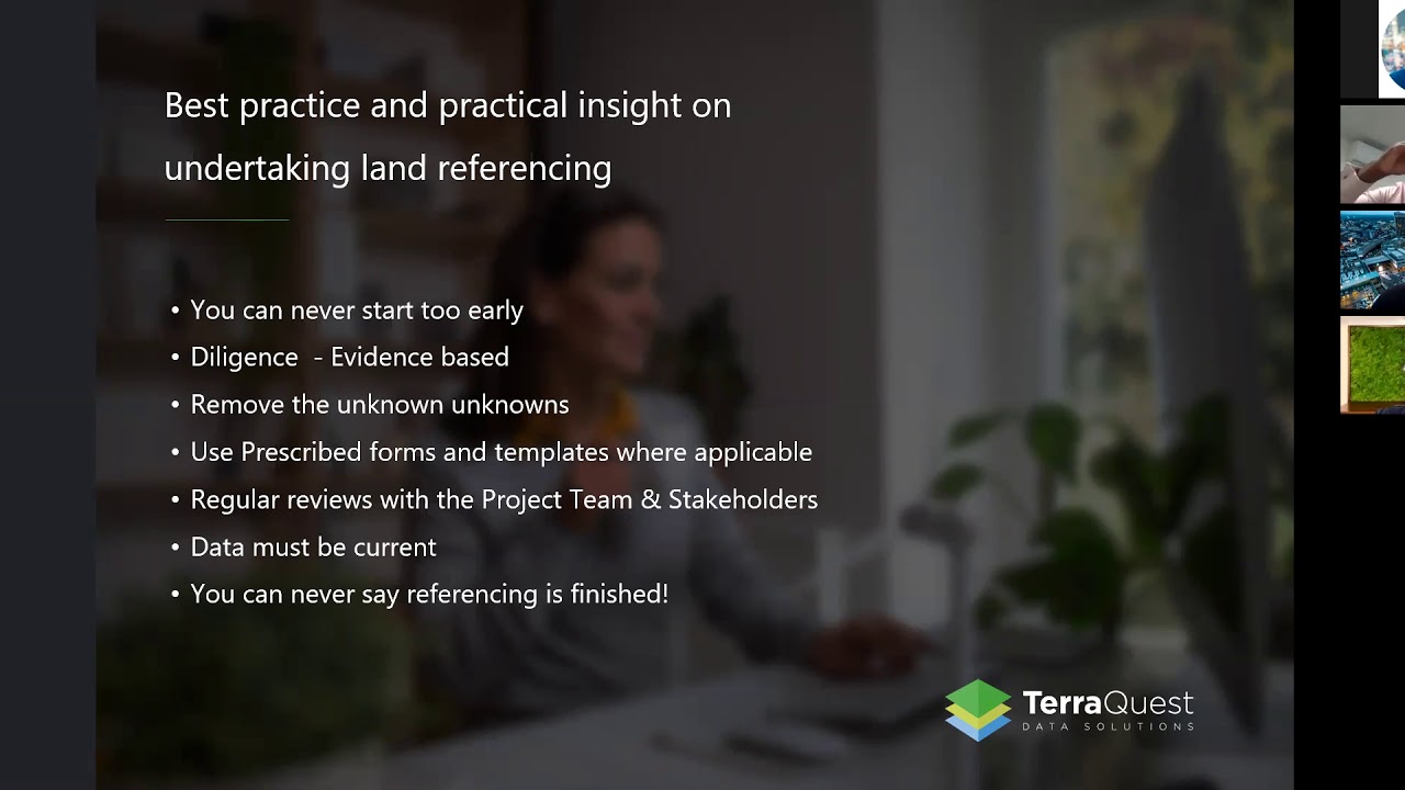Land Referencing Best Practice & Innovation