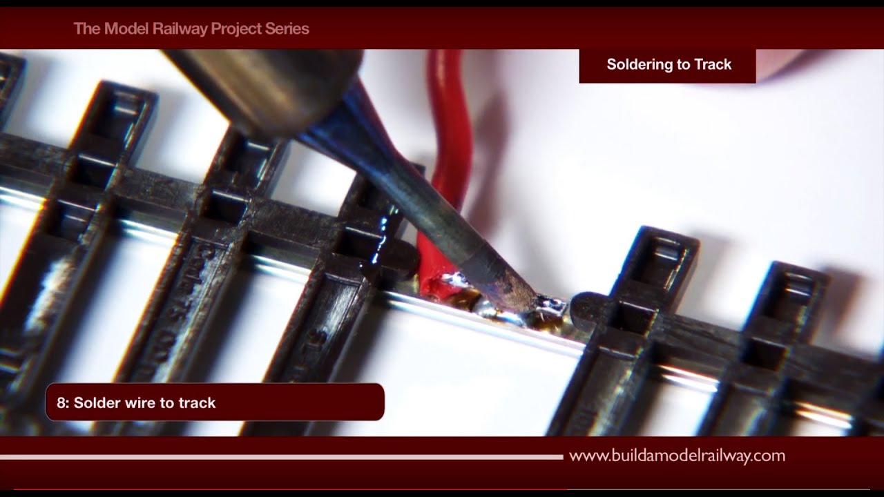 Quick Tip: Soldering - Wiring up the Model Railway Track