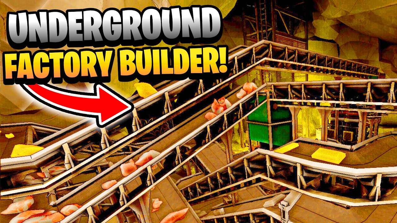 I Built A HUGE Underground Mining Operation In This NEW Automation Game!