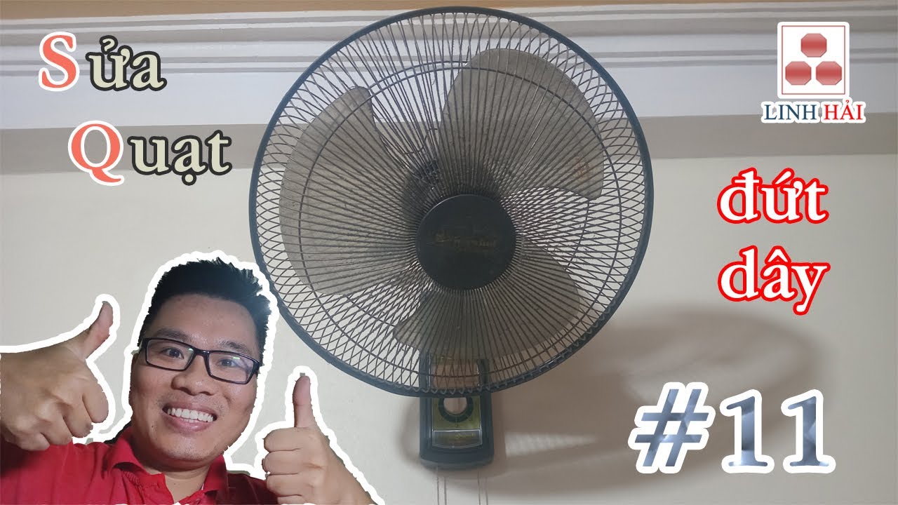 Vlog tập 11: Sửa quạt bị đứt dây vào ngày cuối tuần oi bức || LINH HẢI TV