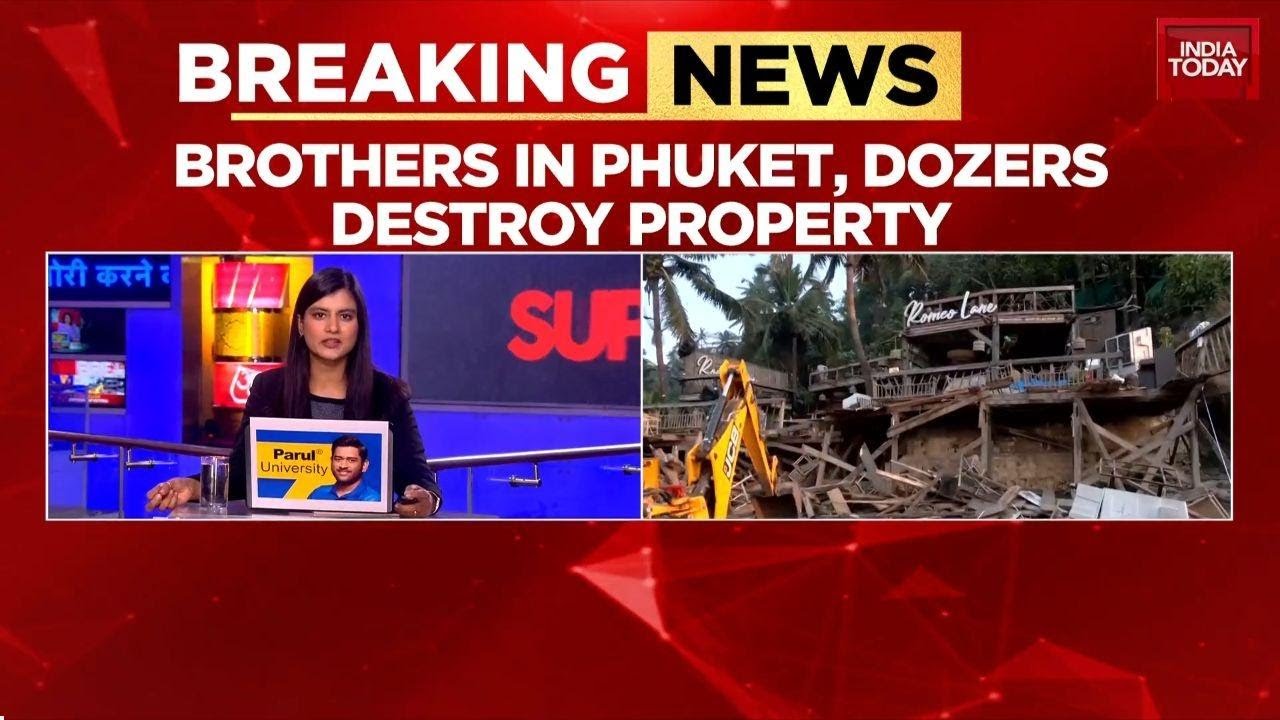 Goa Fire Aftermath: Romeo Lane Demolished in Vagator as Owners Saurabh, Gaurav Luthra Flee to