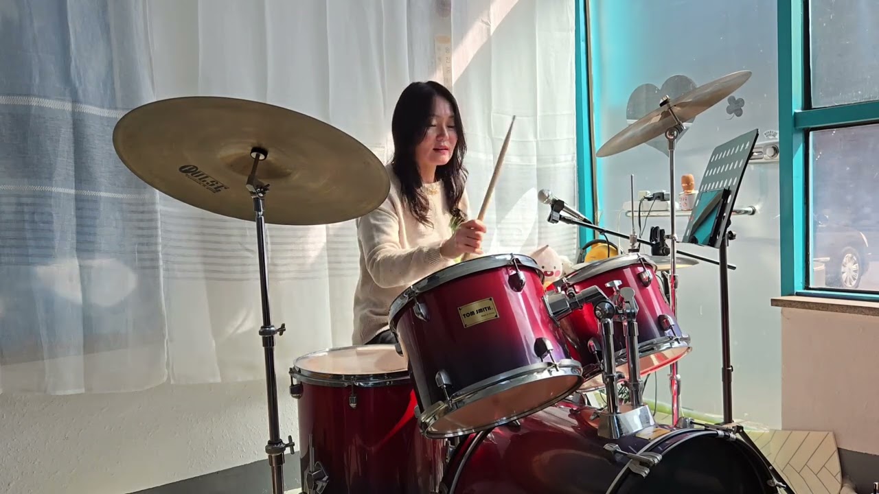 까치 까치 설날은 - 지니 키즈 - 동요 Drum Cover (by 드럼에 빠지다)