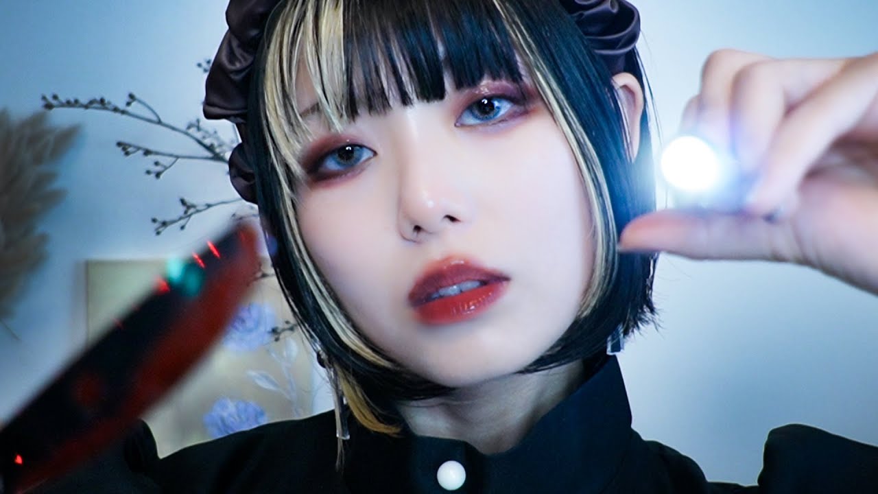 【ASMR】Тёмный врач сделает тебе операцию на глазах🔪Звуки изо рта💋
