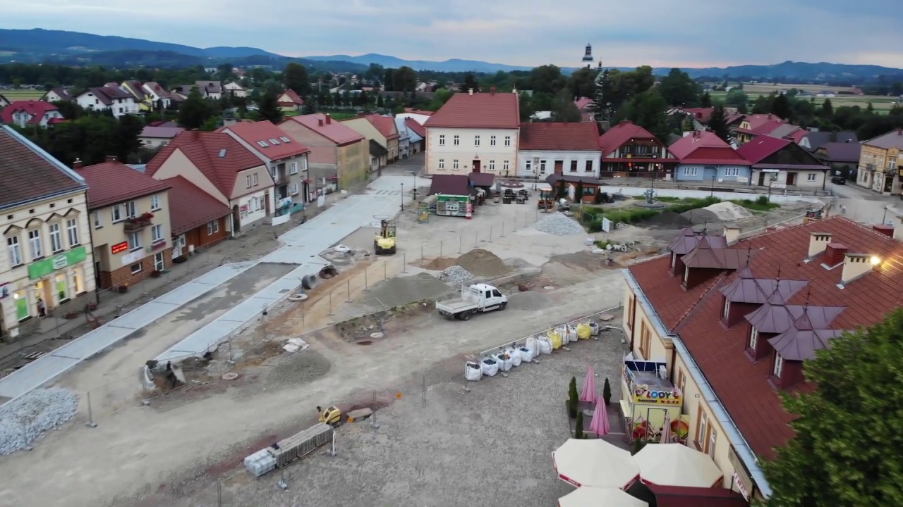 Zakliczyn-Rewitalizacja rynku 07.2020r.