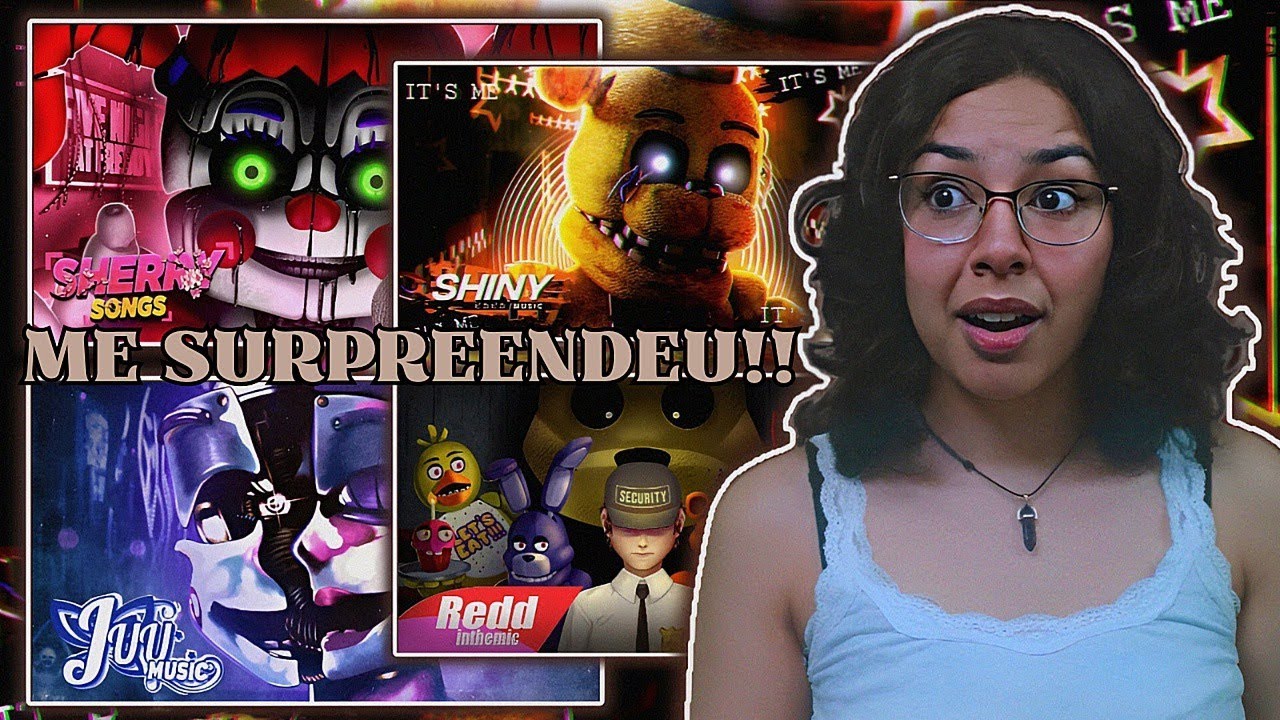 (MELHOR DO QUE EU IMAGINAVA!!)❤️‍🔥Hey Sherry, Juu Rafaela, Shiny e ReddinTheMic | DROP FNAF