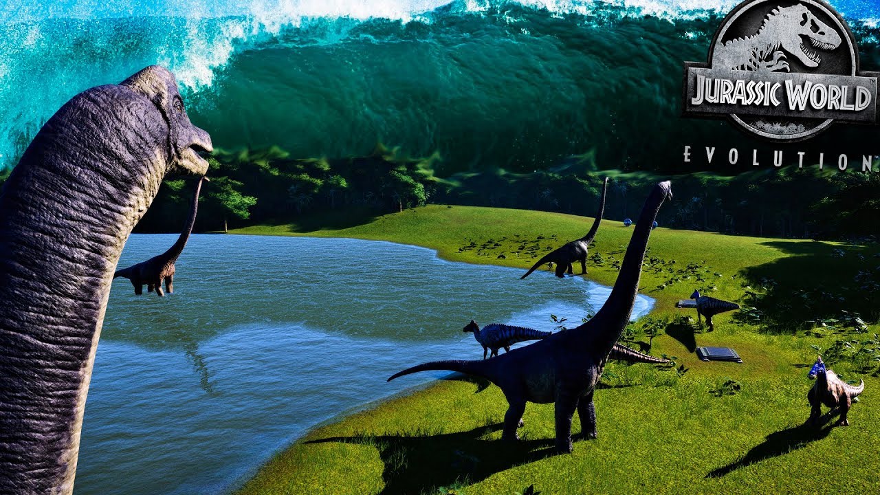 SAFARI DOS DINOSSAUROS [#11] | ENCHENTE (CAOS) NO VALE ENCANTADO | Jurassic World Evolution | PT/BR