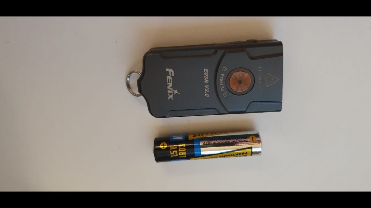 Fenix e03r v2.0 наключный фонарь-брелок, который может.