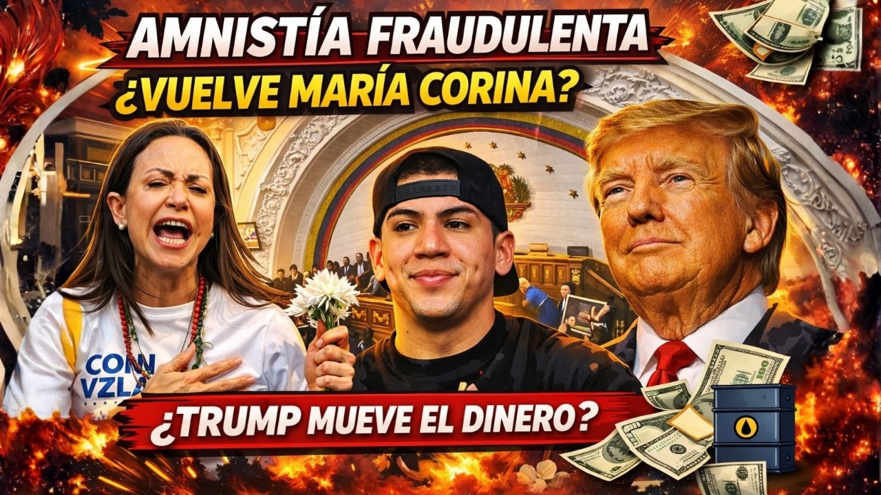 AMNISTÍA APROBADA… ¿VUELVE MARÍA CORINA Y TRUMP REACTIVA VENEZUELA