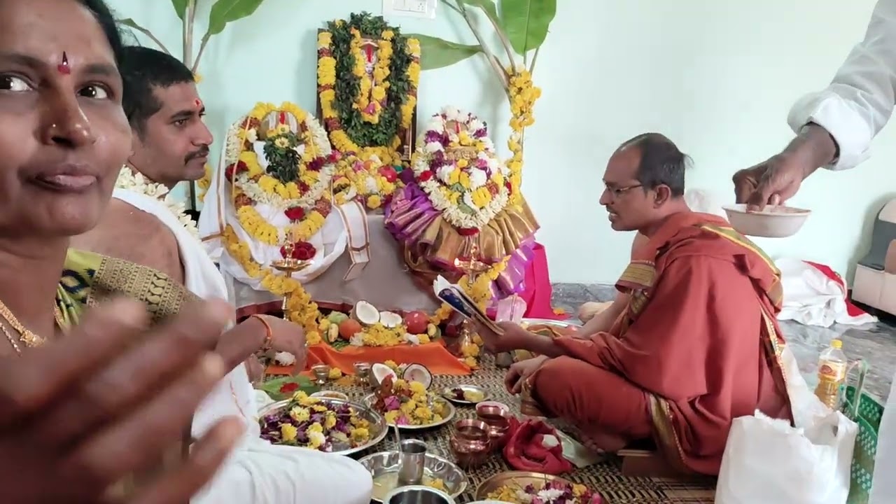 సత్యనారాయణ స్వామి పూజ -part 1 గోవర్ధన స్వామి 