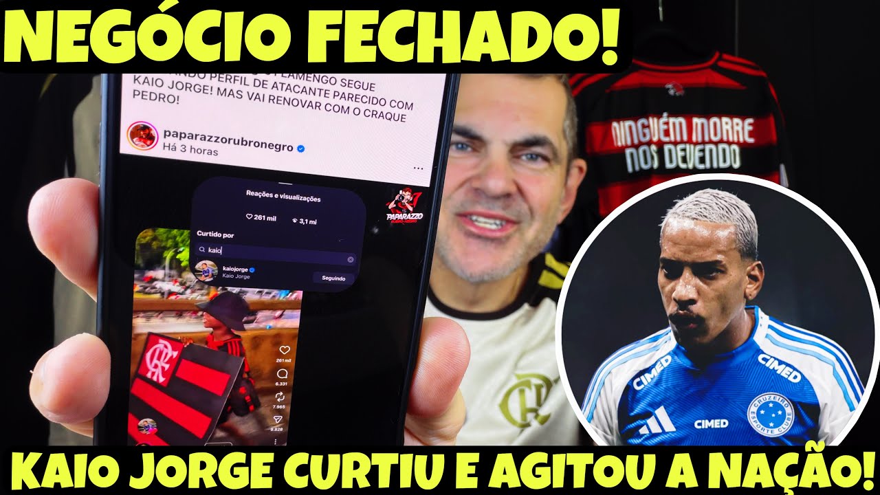 NEGÓCIO FECHADO 100%! JOGADOR DE SELEÇÃO NEGOCIADO! CURTIDA DE KJ AGITA… DECISÃO SOBRE M. PEREIRA!