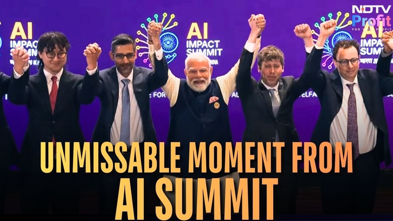 You Can't Miss THIS Moment From AI Summit | PM Modi With Sundar Pichai, Sam Altman