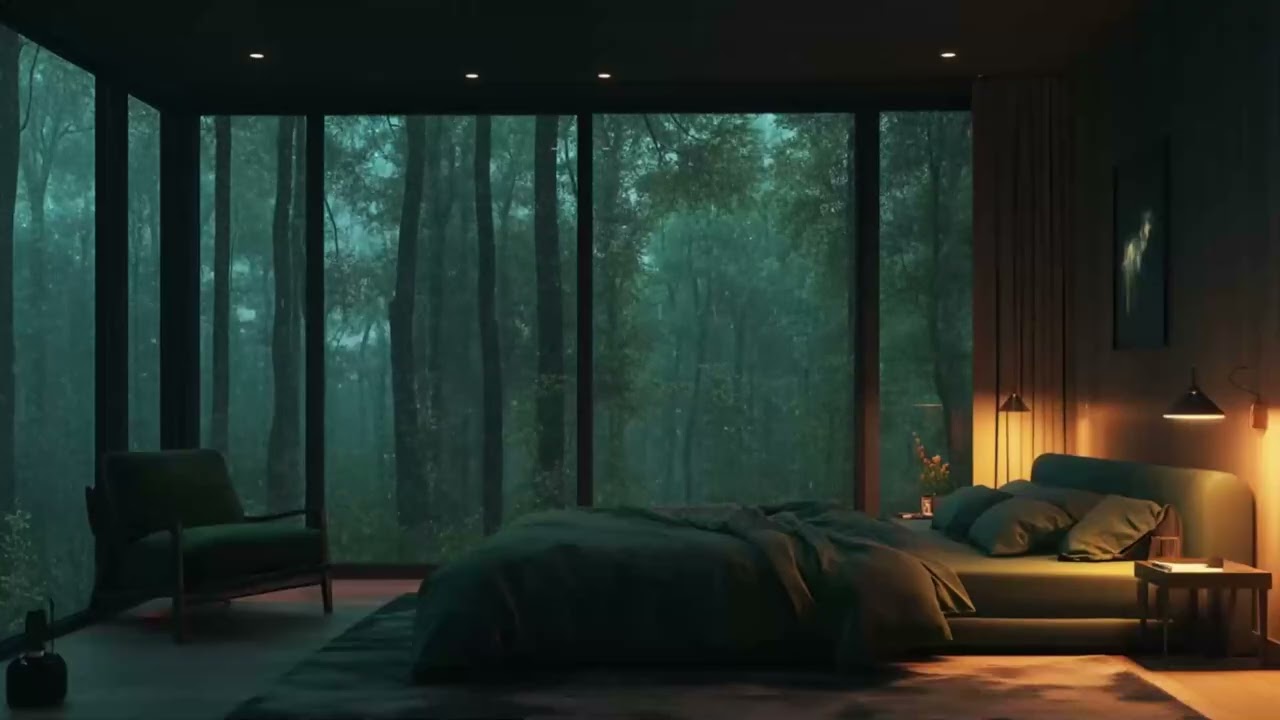 Most People Fall Asleep Instantly 🌧️ | 8 Hours Rain on Window at Night for Deep Sleep