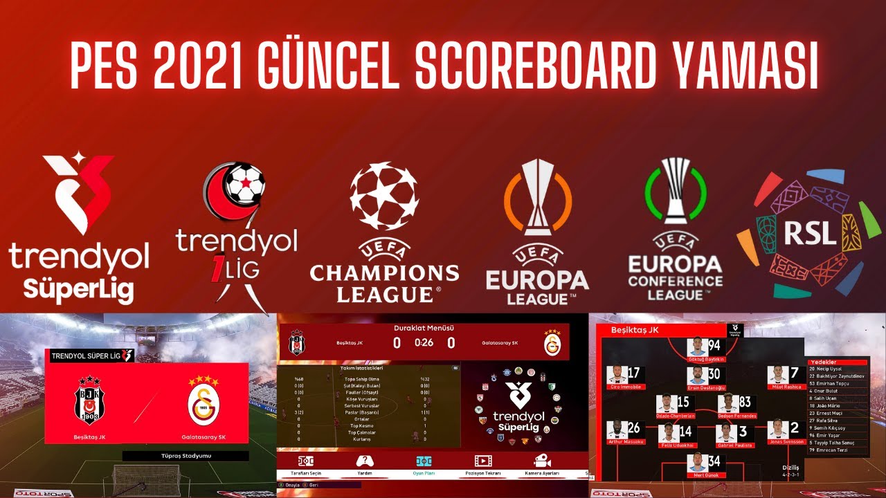 PES 2021 | GÜNCEL SCOREBOARD YAMASI + KRAMPON FİX |  2024/25 SEZON