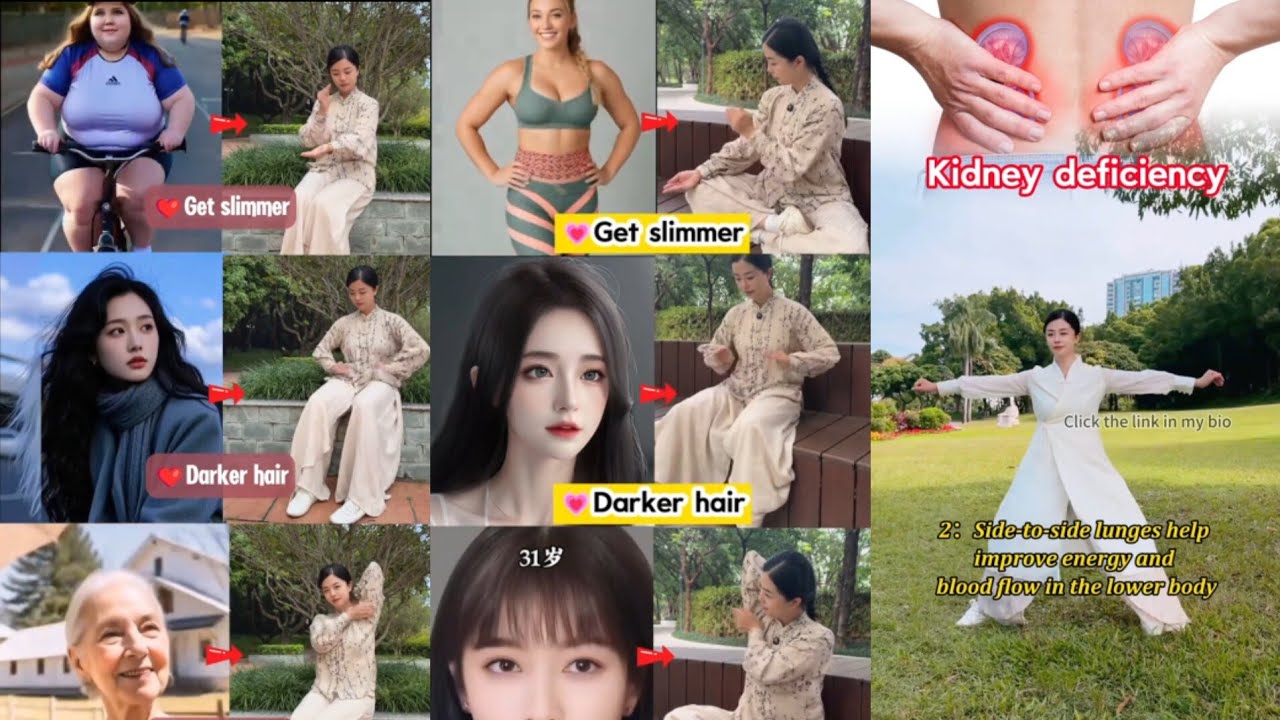 SIMPLE AND EASY TAI CHI FITNESS EXERCISE | DAILY QIGONG ROUTINE | BEAUTY EXERCISE 