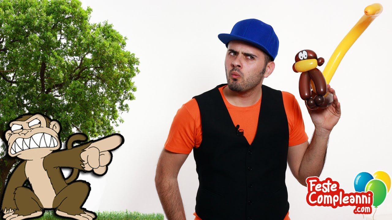 Palloncino Modellabile Scimmia - Balloon Art Tutorial