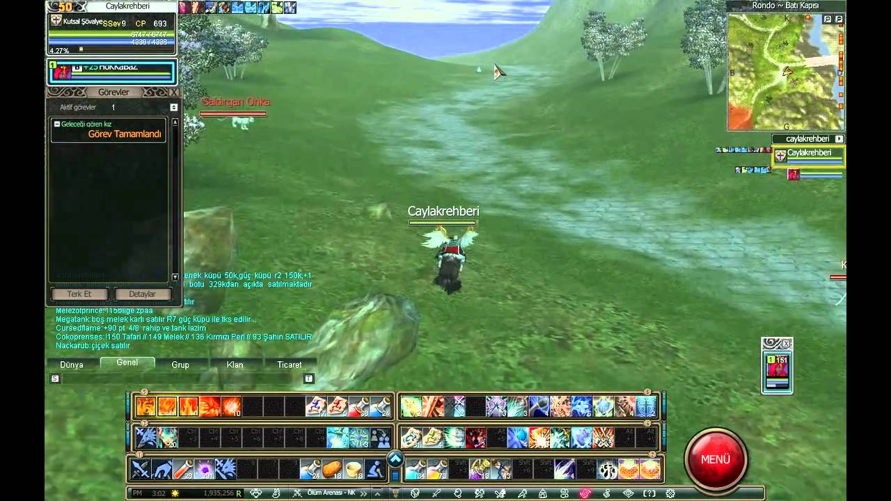Rappelz Epic VII 50. Seviye Görevleri- Geleceği Gören Kız